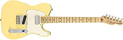 Fender American Performer Telecaster Hum Electric Guitar (Vintage White, Maple Fingerboard)
