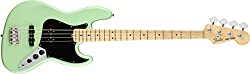 Fender American Performer Jazz Bass - Satin Surf Green with Maple Fingerboard