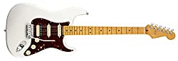 Fender American Ultra Stratocaster HSS MN Arctic Pearl w/Hardshell Case