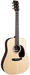 Martin Guitar D-16E Rosewood with Gig Bag, Acoustic-Electric Guitar, Sitka Spruce and East Indian Rosewood Construction, Gloss-Top Finish, D-14 Fret, and Low Oval Neck Shape