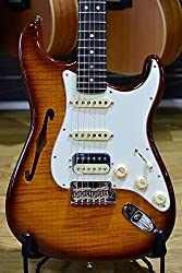 Fender Rarities Flame Maple Top Stratocaster HSS Thinline - Violin Burst