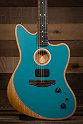Fender American Acoustasonic Jazzmaster Ocean Turquoise Ebony Fingerboard