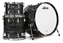 Ludwig Legacy Classic Mahogany Pro Beat Shell Pack - Vintage Black Oyster
