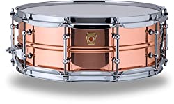 Ludwig Copper Phonic Smooth Snare Drum 14 x 5 in. Smooth Finish with Tube Lugs