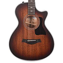 Taylor 322ce 12-Fret Grand Concert Tropical Mahogany/Tasmanian Blackwood Shaded Edgeburst ES2 w/V-Class Bracing & Hardshell Case