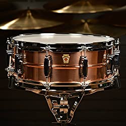 Ludwig Copper Phonic Smooth Snare Drum 14 x 5 in. Smooth Finish with Imperial Lugs