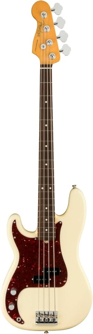 Fender American Professional II Precision Bass Left-Handed – Olympic White with Rosewood Fingerboard