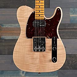Fender Rarities Flame Maple Top Chambered Telecaster Electric Guitar, Maple Fingerboard, Natural
