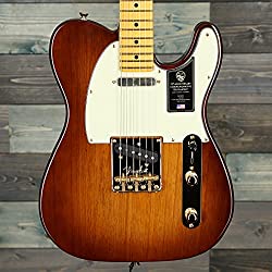 Fender 75th Anniversary Commemorative Telecaster Electric Guitar, Maple Fingerboard, 2-Color Bourbon Burst