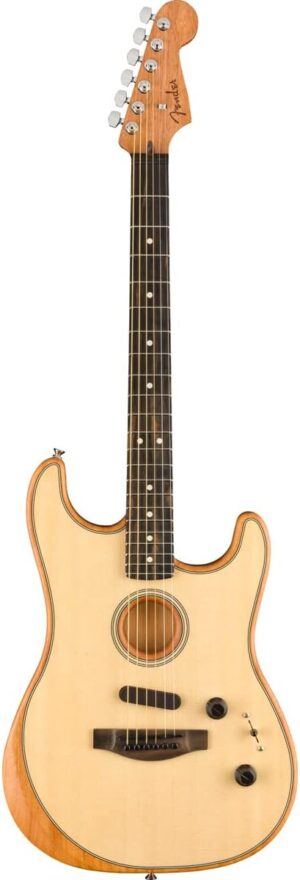 Fender Acoustasonic Stratocaster Natural w/Premium Gig Bag