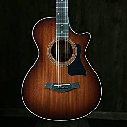 Taylor 300 Series 322ce-SEB 12-Fret Grand Concert Acoustic-Electric Guitar Shaded Edge Burst