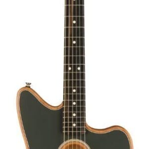 Fender American Acoustasonic Jazzmaster Tungsten Ebony Fingerboard