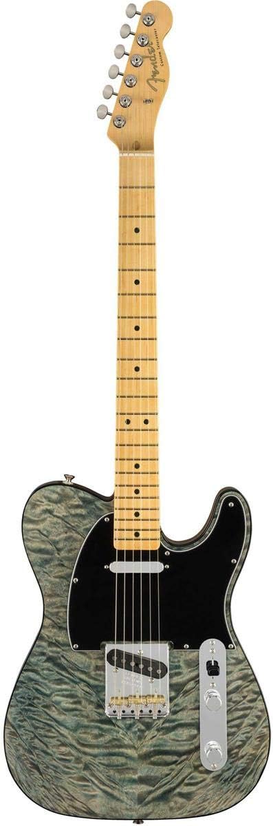 Fender Rarities American Original '60s QMT Telecaster Electric Guitar, Maple Fingerboard, Blue Cloud