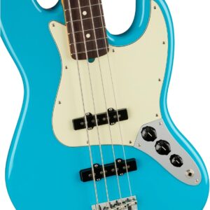 Fender American Professional II Jazz Bass (Miami Blue, Maple Fretboard)