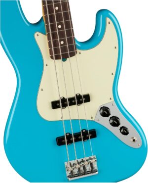 Fender American Professional II Jazz Bass (Miami Blue, Maple Fretboard)