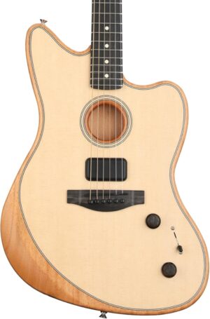 Fender American Acoustasonic Jazzmaster Natural Ebony Fingerboard