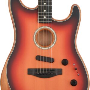 Fender Acoustasonic Stratocaster 3-Tone Sunburst w/Premium Gig Bag