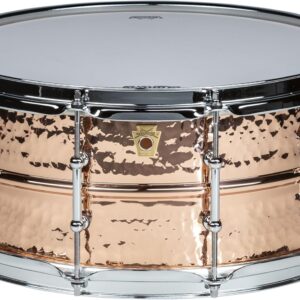 Ludwig Copper Phonic Hammered Snare Drum 14 x 6.5 in. Copper Finish with Tube Lugs