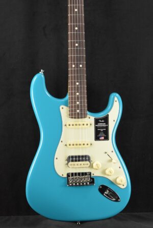 American Professional II Stratocaster HSS Electric Guitar, Rosewood Fingerboard, Miami Blue