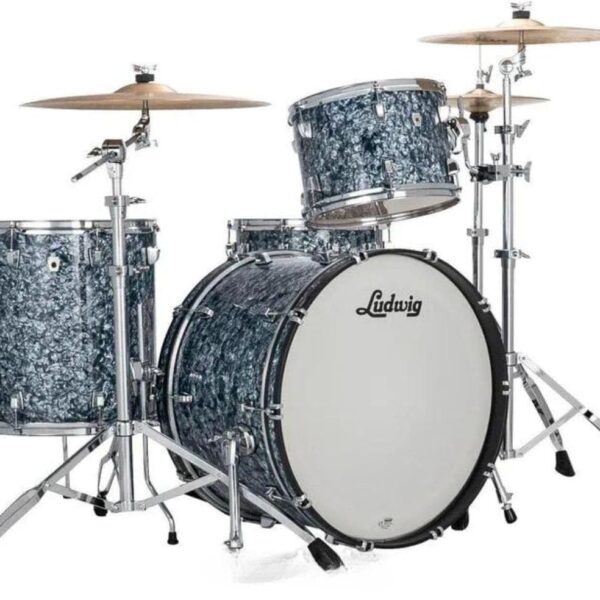 Ludwig Neusonic Downbeat 20" 3 Piece Shell Pack, Steel Blue Pearl (LN34023TXA7)
