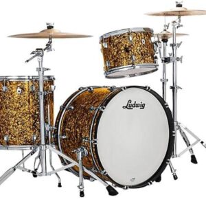 Ludwig Neusonic Fab 22" 3 Piece Shell Pack, Butterscotch Pearl (LN34233TXA6)