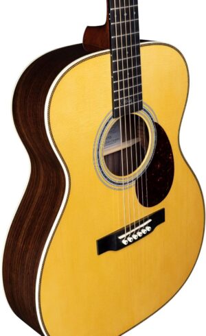 Martin Guitar OMJM John Mayer Acoustic-Electric Guitar with Hardshell Case, Spruce and Rosewood Construction, Gloss Finish, and 000-14 Fret