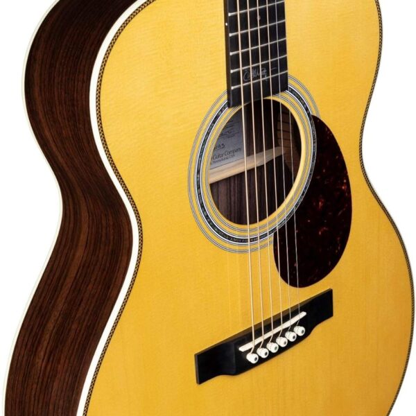 Martin Guitar OMJM John Mayer Acoustic-Electric Guitar with Hardshell Case, Spruce and Rosewood Construction, Gloss Finish, and 000-14 Fret