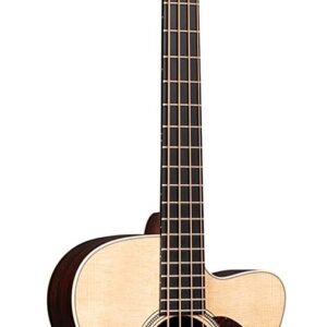 Martin Guitar BC-16E with Gig Bag, Acoustic-Electric Bass Guitar, Sitka Spruce and East Indian Rosewood Construction, Gloss-Top Finish, M-14 Fret, and Low Oval Neck Shape