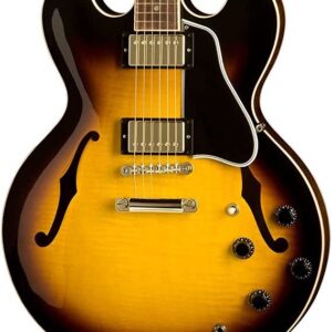 Gibson Custom ES-335 Dot Electric Guitar, Vintage Sunburst, Figured Maple
