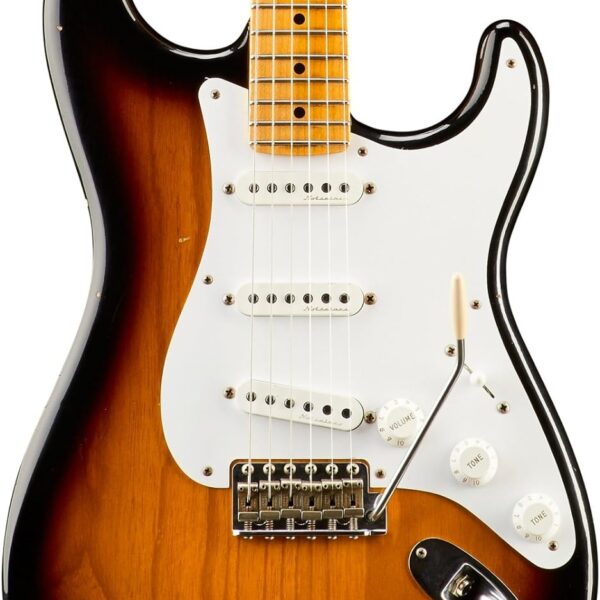 Fender Custom Shop Eric Clapton Journeyman Relic Signature Stratocaster with Maple Fingerboard 2-Color Sunburst