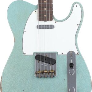 Fender Custom Shop Limited-edition '61 Telecaster Relic Electric Guitar - Aged Blue Sparkle