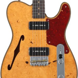 Fender Custom Shop Artisan Dual P-90 Maple Burl Telecaster - Aged Natural