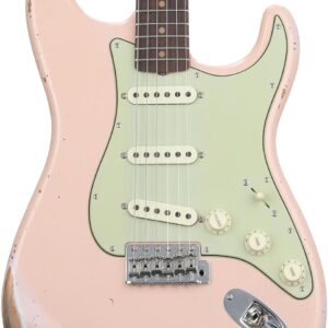 Fender Custom Shop Late-1962 Stratocaster Relic Electric Guitar with Closet Classic Hardware - Super-faded Aged Shell Pickguard