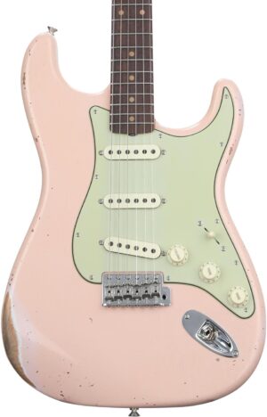 Fender Custom Shop Late-1962 Stratocaster Relic Electric Guitar with Closet Classic Hardware - Super-faded Aged Shell Pickguard