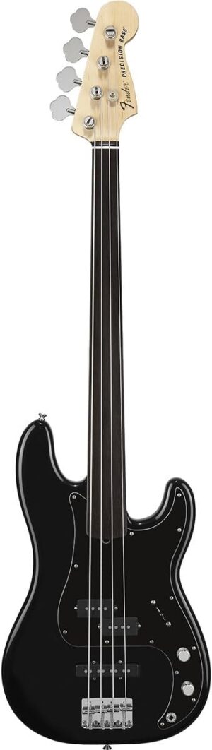 Fender Tony Franklin Fretless Precision Bass, Blackebony