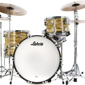 Ludwig Classic Maple Pro Beat 3-piece Shell Pack - Lemon Oyster