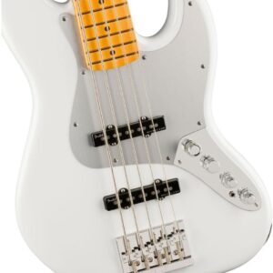 Fender American Ultra II Jazz Bass V - Avalanche with Maple Fingerboard
