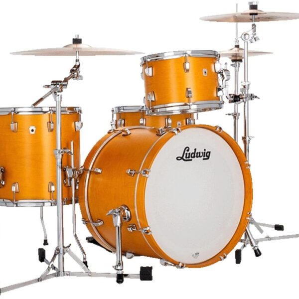 Ludwig Neusonic Downbeat 20" 3 Piece Shell Pack, Satin Golden Slumbers (LN34023TXPG)