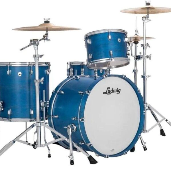 Ludwig Neusonic Downbeat 20" 3 Piece Shell Pack, Satin Royal Blue (LN34023TXPB)
