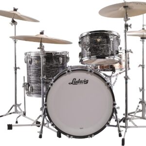 Ludwig Classic Maple Fab 22 Shell Pack - Vintage Black Oyster