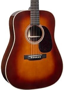 Martin D-28 Authentic 1937 Vintage Low Gloss (Ambertone Burst) w/ Case