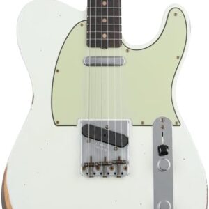 Fender Custom Shop '63 Telecaster Relic Electric Guitar - Aged Olympic White