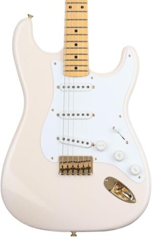 Fender Custom Shop Limited-edition 1954 Hardtail Stratocaster DLX Closet Classic Electric Guitar - Faded Shell Pink
