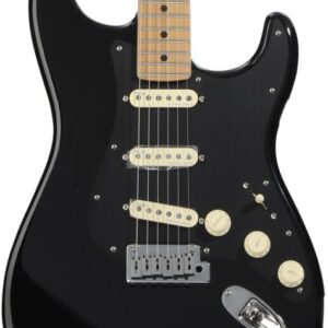 Fender American Ultra II Stratocaster Electric Guitar - Black, Maple Fingerboard