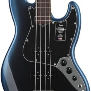 Fender American Professional II Jazz Bass, Dark Night, Fretless, Rosewood Fingerboard