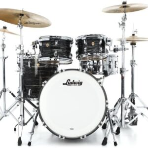 Ludwig Legacy Maple 4-piece Shell Pack - Vintage Black Oyster