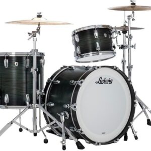 Ludwig Classic Oak Fab 3-piece Acoustic Drum Set Shell Pack Green Burst