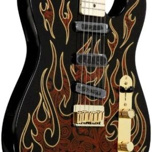 Fender James Burton Telecaster, Maple Fretboard - Red Paisley Flames