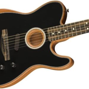 Fender American Acoustasonic Telecaster Acoustic Electric Guitar, and More