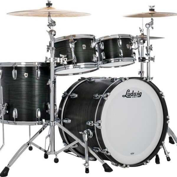 Ludwig Classic Oak Studio 22 4-piece Shell Pack - Green Burst